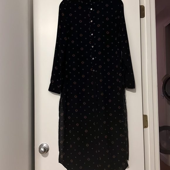 BDG Sheer Printed Button-down Tunic - Picture 4 of 5